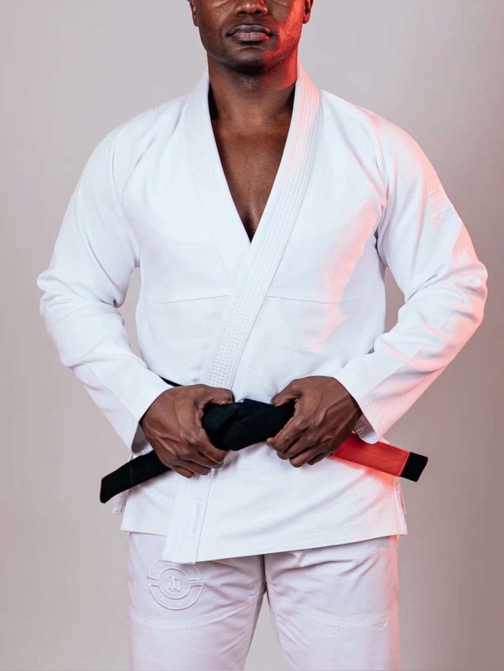 War Tribe White Water Ultralight Jiu Jitsu Pearl Weave White Kimono Jacket